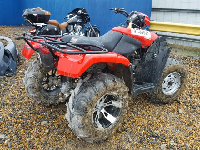 1HFTE3804D4104693 - 2013 HONDA TRX500 FM RED photo 4