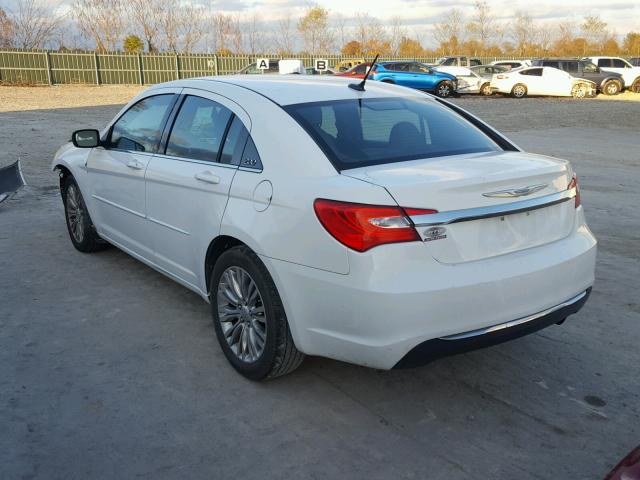 1C3CCBAB6CN191841 - 2012 CHRYSLER 200 LX WHITE photo 3