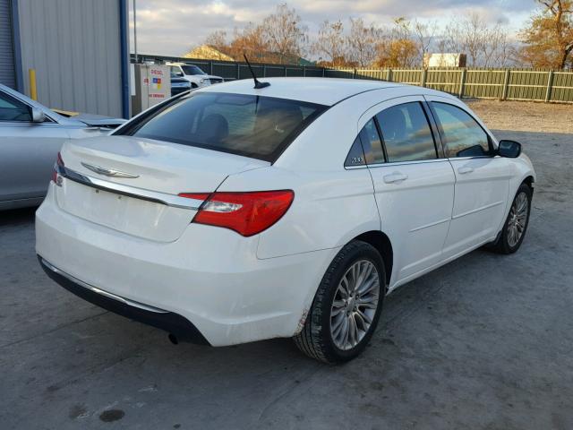 1C3CCBAB6CN191841 - 2012 CHRYSLER 200 LX WHITE photo 4