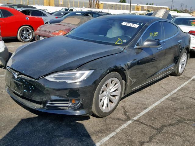 5YJSA1E24JF297735 - 2018 TESLA MODEL S BLACK photo 2