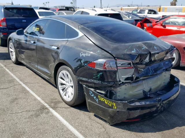 5YJSA1E24JF297735 - 2018 TESLA MODEL S BLACK photo 3