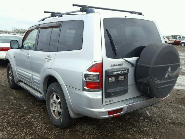 JA4MW51R11J028812 - 2001 MITSUBISHI MONTERO LI SILVER photo 3