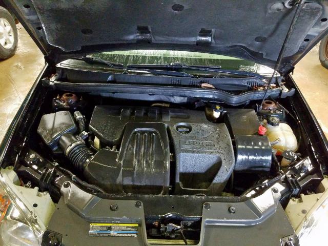 1G1AL55FX77374972 - 2007 CHEVROLET COBALT LT BLACK photo 7