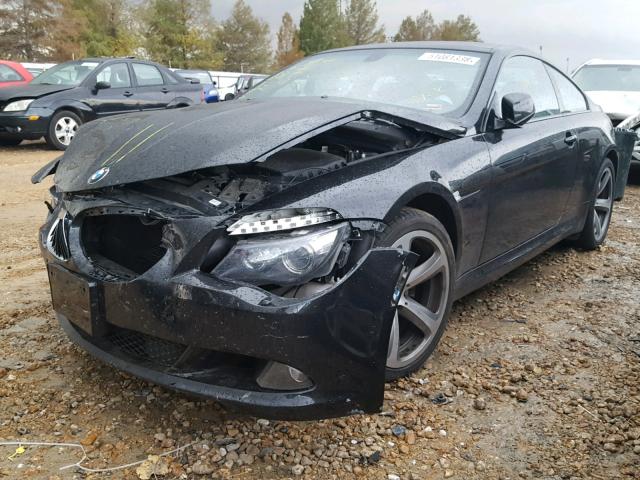 WBAEA5C50ACV93301 - 2010 BMW 650 I BLACK photo 2