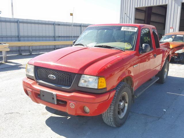 1FTZR45E43PA37749 - 2003 FORD RANGER SUP RED photo 2