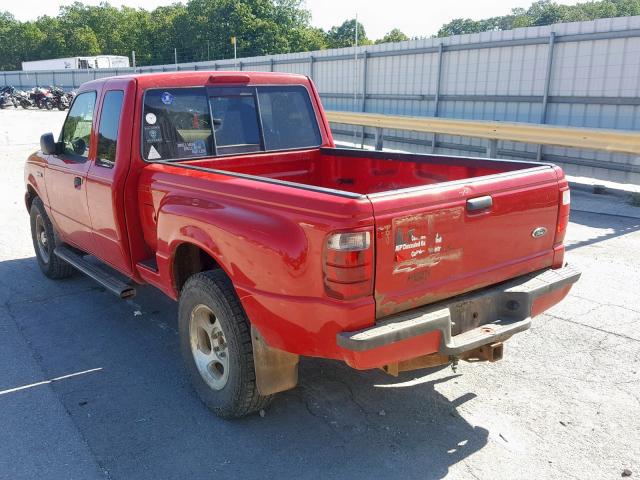 1FTZR45E43PA37749 - 2003 FORD RANGER SUP RED photo 3