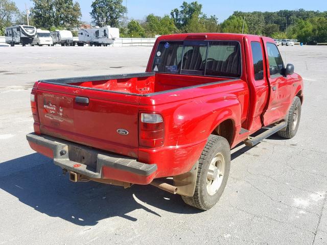 1FTZR45E43PA37749 - 2003 FORD RANGER SUP RED photo 4