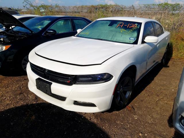 2C3CDXHG6GH222788 - 2016 DODGE CHARGER SX WHITE photo 2