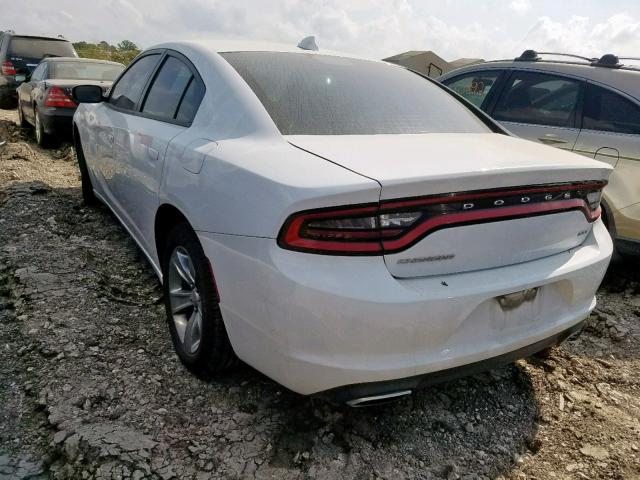 2C3CDXHG6GH222788 - 2016 DODGE CHARGER SX WHITE photo 3