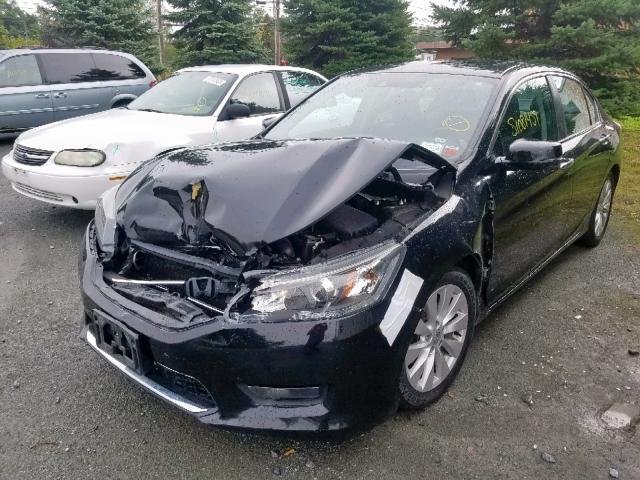 1HGCR2F82FA106319 - 2015 HONDA ACCORD EXL BLACK photo 2