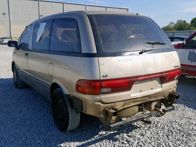 JT3AC12R3R1143596 - 1994 TOYOTA PREVIA LE GOLD photo 3