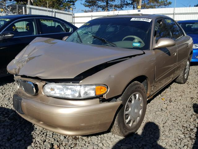 2G4WS52J851111720 - 2005 BUICK CENTURY CU TAN photo 2