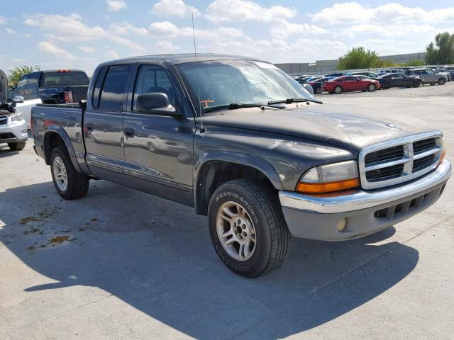 1D7HL48N93S148714 - 2003 DODGE DAKOTA QUA CHARCOAL photo 1