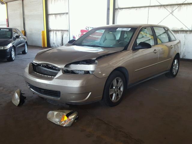 1G1ZT62844F142660 - 2004 CHEVROLET MALIBU MAX GOLD photo 2