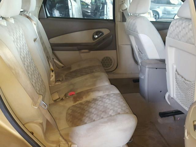 1G1ZT62844F142660 - 2004 CHEVROLET MALIBU MAX GOLD photo 6