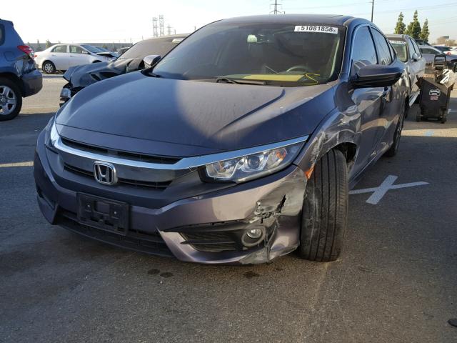 2HGFC1F7XHH642293 - 2017 HONDA CIVIC EXL GRAY photo 2