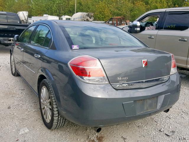 1G8ZV57728F232367 - 2008 SATURN AURA XR GRAY photo 3