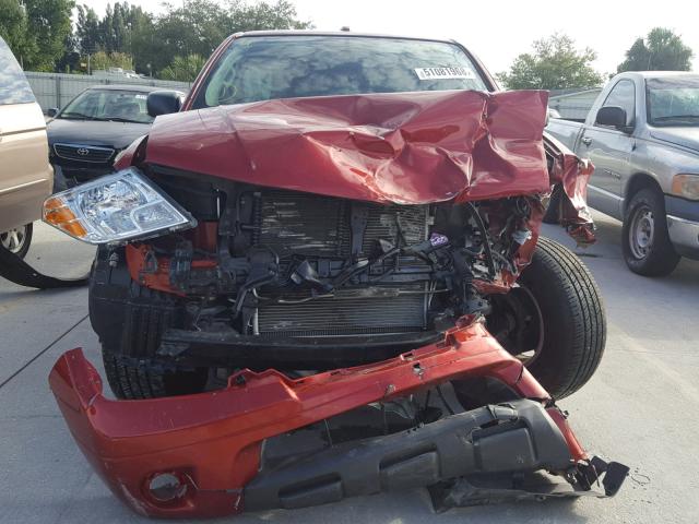 1N6AD0EV3GN778462 - 2016 NISSAN FRONTIER S RED photo 9