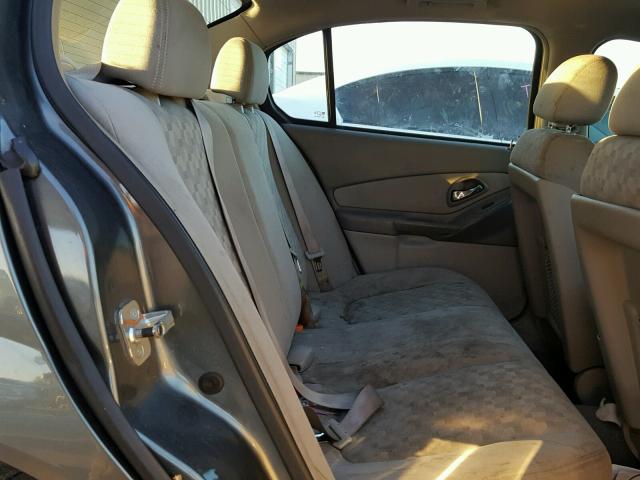 1G1ZT54845F163890 - 2005 CHEVROLET MALIBU LS ნაცრისფერი ფოტო 6