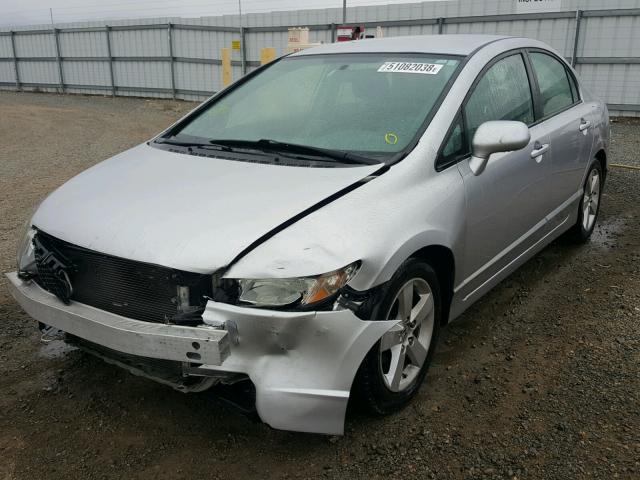 19XFA1F62AE008649 - 2010 HONDA CIVIC SILVER photo 2