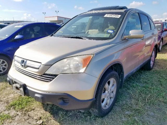 5J6RE38758L007798 - 2008 HONDA CR-V EXL GOLD photo 2