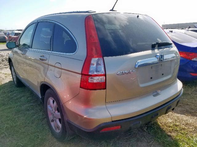 5J6RE38758L007798 - 2008 HONDA CR-V EXL GOLD photo 3