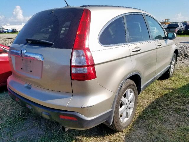 5J6RE38758L007798 - 2008 HONDA CR-V EXL GOLD photo 4