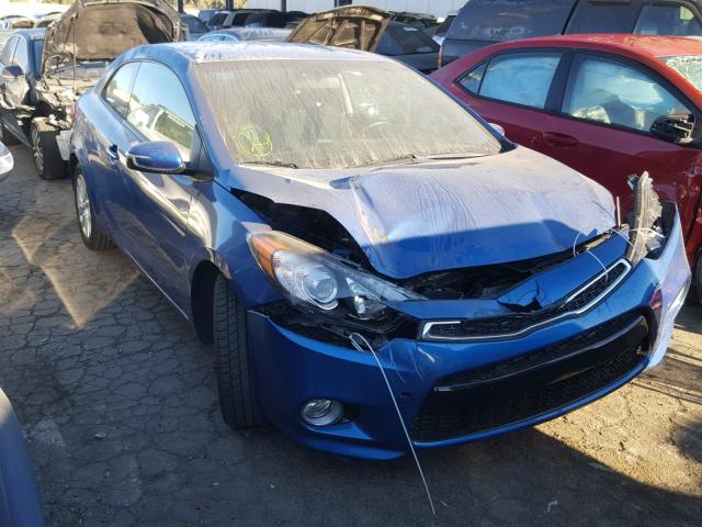 KNAFX6A8XF5348488 - 2015 KIA FORTE EX BLUE photo 1