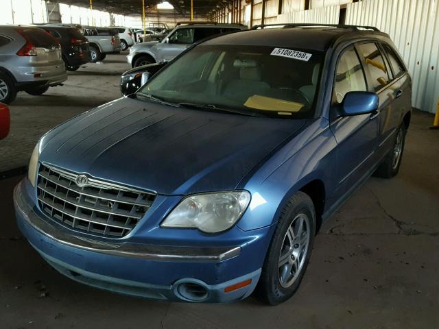 2A8GM68X97R239501 - 2007 CHRYSLER PACIFICA T BLUE photo 2