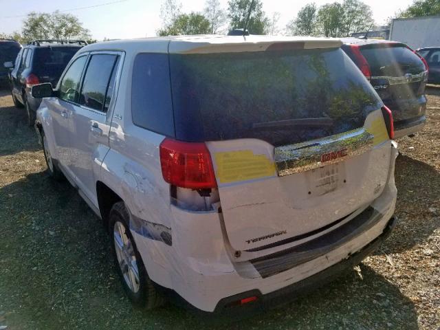 2GKALMEK0F6146464 - 2015 GMC TERRAIN SL WHITE photo 3