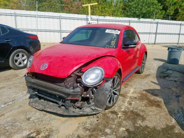 3VW4A7AT0CM648503 - 2012 VOLKSWAGEN BEETLE TUR RED photo 2