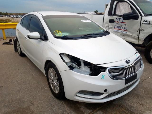 KNAFX4A87F5272197 - 2015 KIA FORTE EX WHITE photo 1