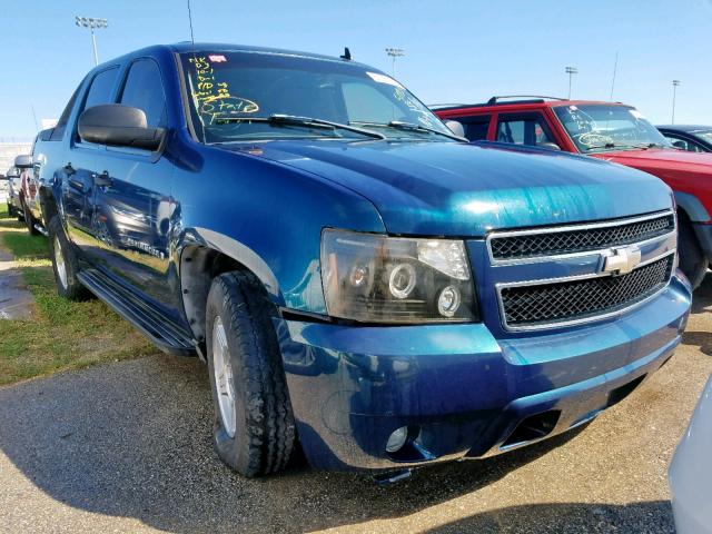 3GNEC12JX7G116957 - 2007 CHEVROLET AVALANCHE BLUE photo 1