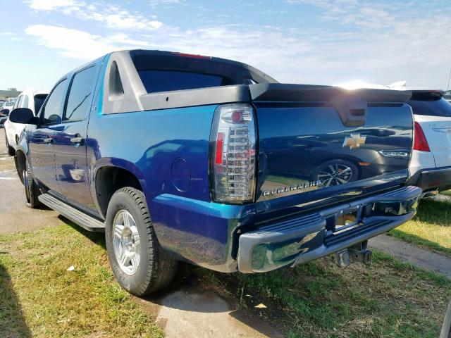 3GNEC12JX7G116957 - 2007 CHEVROLET AVALANCHE BLUE photo 3