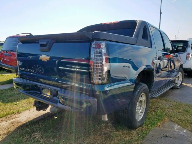 3GNEC12JX7G116957 - 2007 CHEVROLET AVALANCHE BLUE photo 4