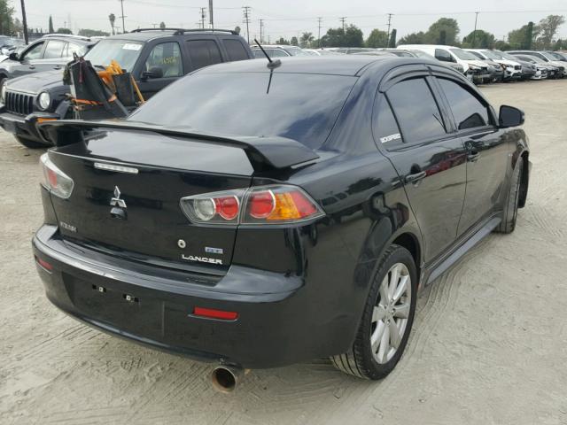 JA32U8FW1FU023147 - 2015 MITSUBISHI LANCER GT BLACK photo 4