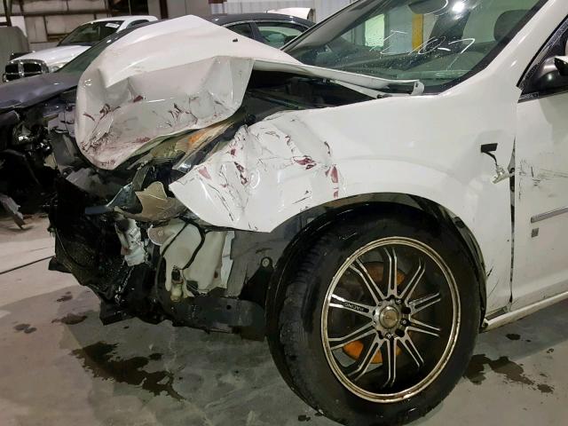 1G8ZS57N77F175010 - 2007 SATURN AURA XE WHITE photo 9