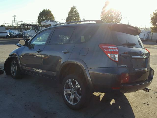 JTMWF4DV9A5028356 - 2010 TOYOTA RAV4 SPORT GRAY photo 3