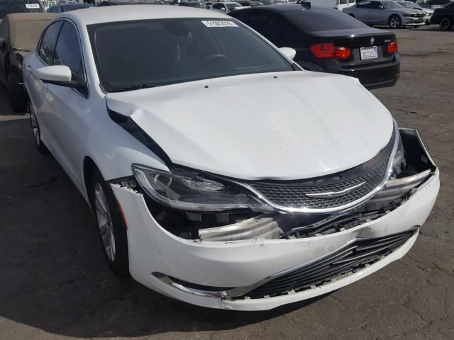 1C3CCCABXFN649200 - 2015 CHRYSLER 200 LIMITE WHITE photo 1