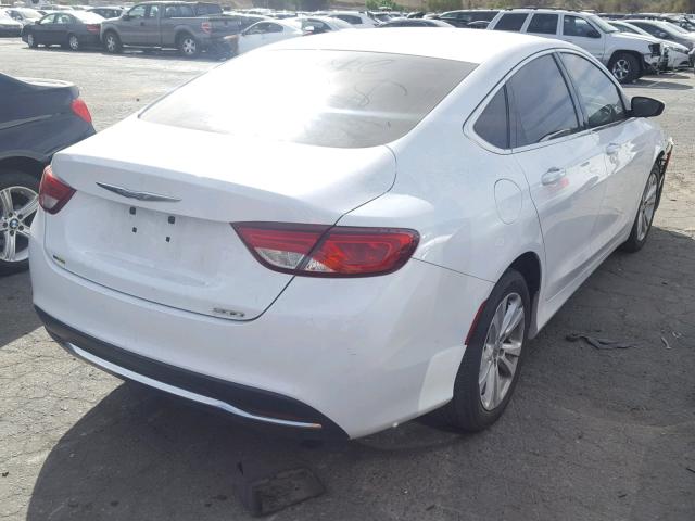 1C3CCCABXFN649200 - 2015 CHRYSLER 200 LIMITE WHITE photo 4