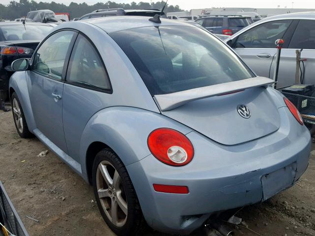 3VWRW31C09M510114 - 2009 VOLKSWAGEN NEW BEETLE BLUE photo 3