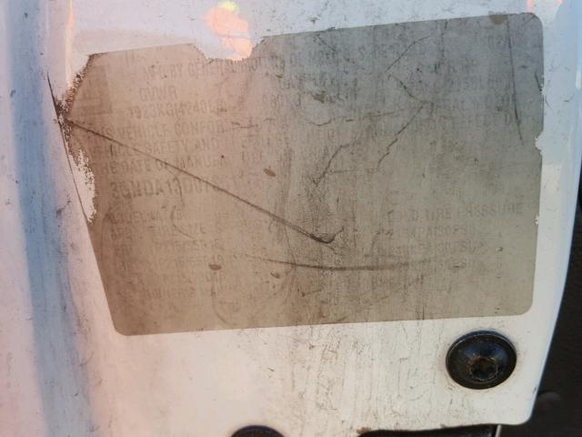 3GNDA13D07S611630 - 2007 CHEVROLET HHR LS თეთრი ფოტო 10