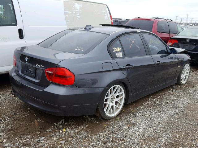 WBAVB13506PS64751 - 2006 BMW BMW M3 GRAY photo 4