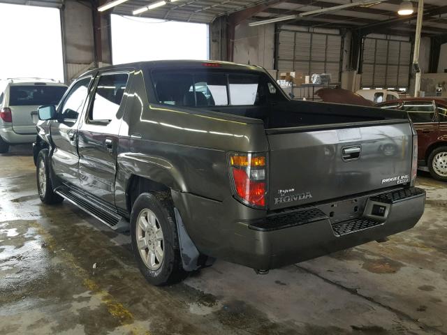 2HJYK16566H514893 - 2006 HONDA RIDGELINE GREEN photo 3