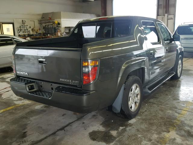 2HJYK16566H514893 - 2006 HONDA RIDGELINE GREEN photo 4