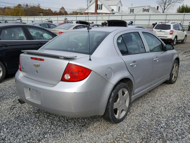 1G1AF5F56A7127999 - 2010 CHEVROLET COBALT 2LT SILVER photo 4