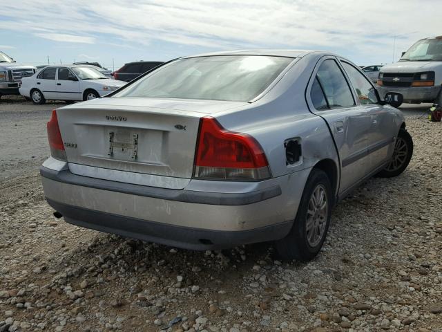 YV1RS61T042352190 - 2004 VOLVO S60 SILVER photo 4