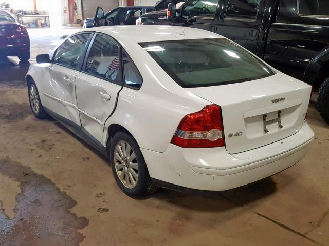 YV1MS382142018952 - 2004 VOLVO S40 2.4I WHITE photo 3