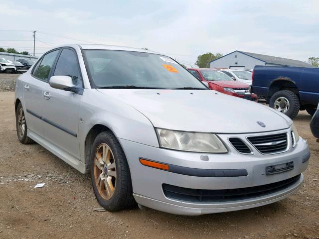 YS3FD46Y771129952 - 2007 SAAB 9-3 2.0T SILVER photo 1