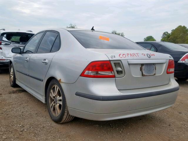 YS3FD46Y771129952 - 2007 SAAB 9-3 2.0T SILVER photo 3